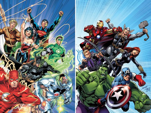 Индустрия комиксов: вечное противостояние DC и Marvel