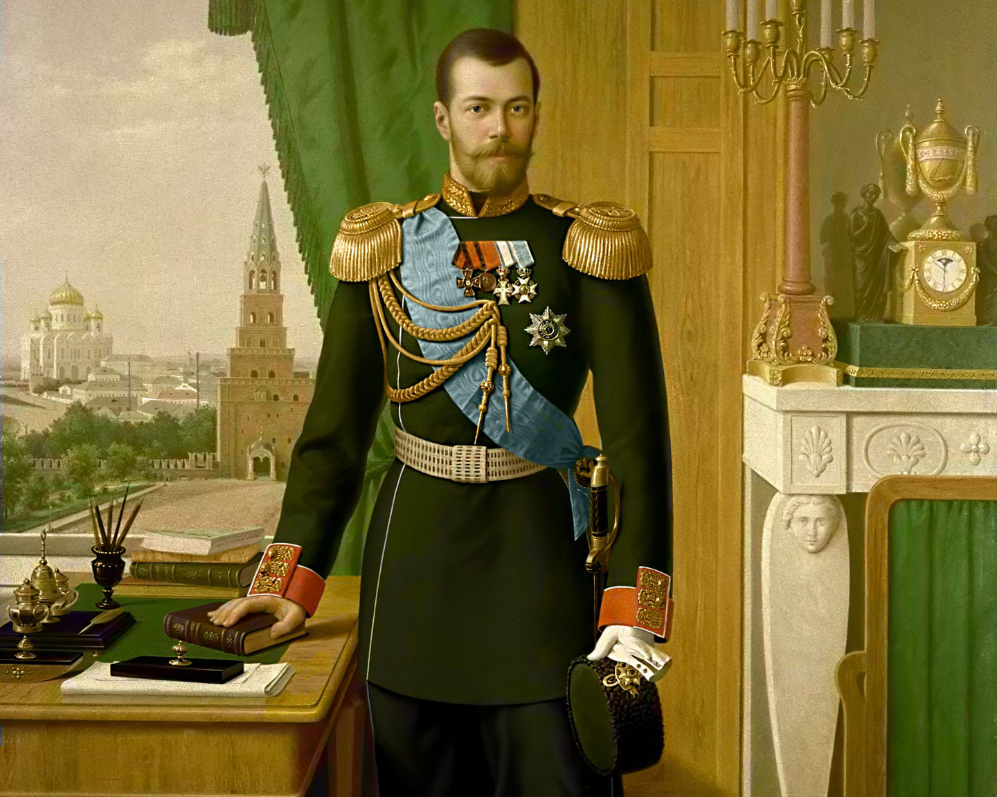 Портрет императора Николая II, 1896 г. Н.Я. Яш.