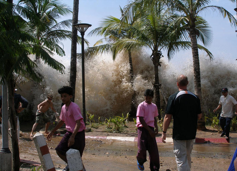 Землетрясение в Индийском океане.