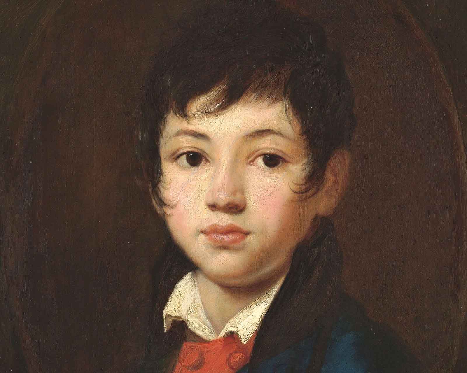 Портрет мальчика А.А. Челищева, 1810-11 гг. О.А. Кипренский.