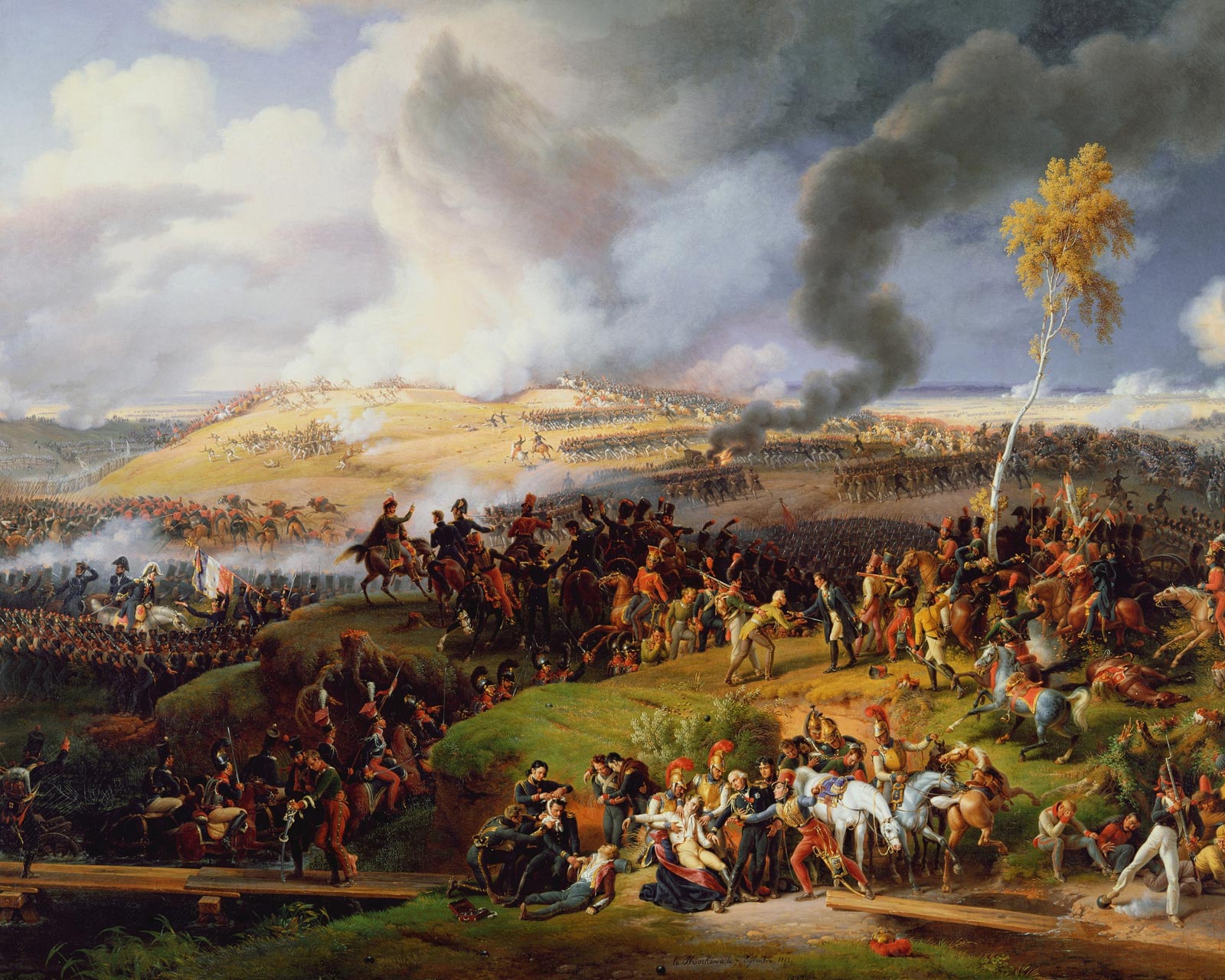 «Битва при Бородино», 1822 г. Луи Лежен.