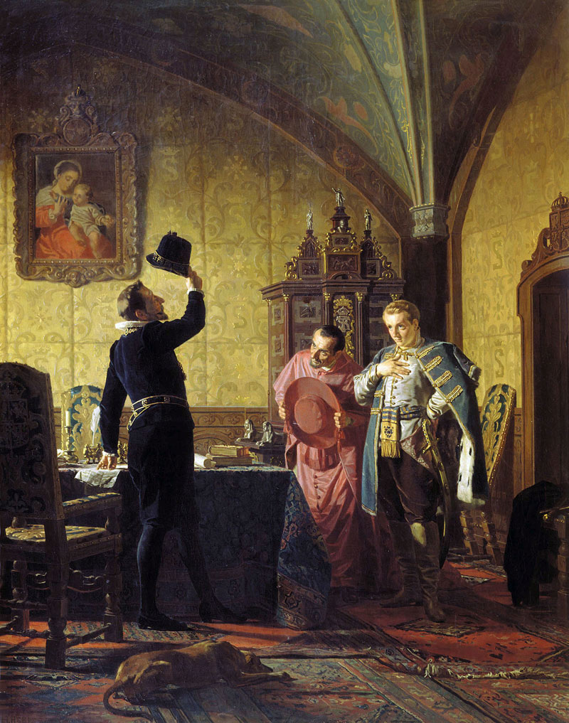 Присяга Лжедмитрия I польскому королю Сигизмунду III.