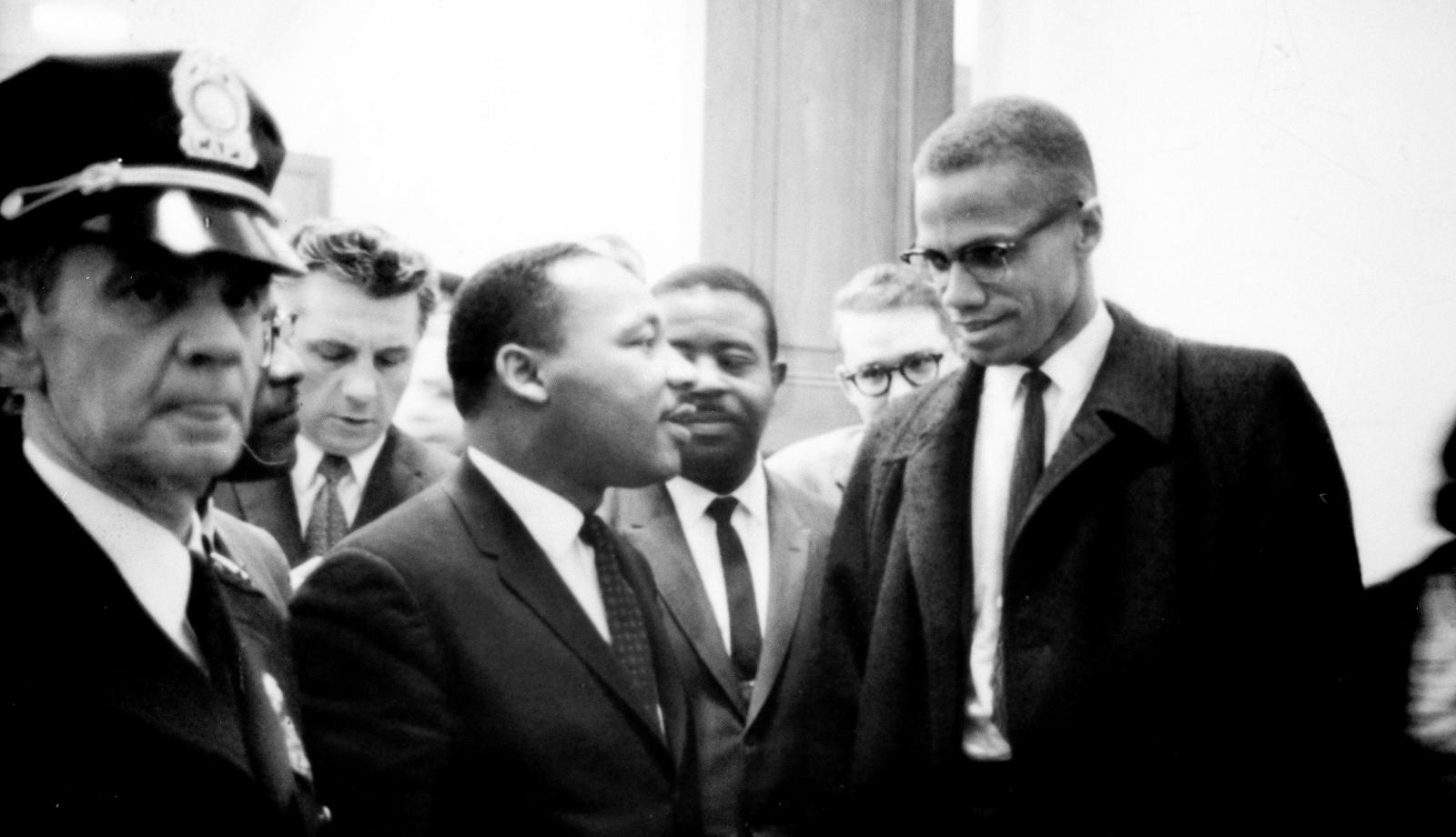 Единственная встреча Малкольма Икса и Мартина Лютера Кинга, состоявшаяся 26 марта 1964 года.