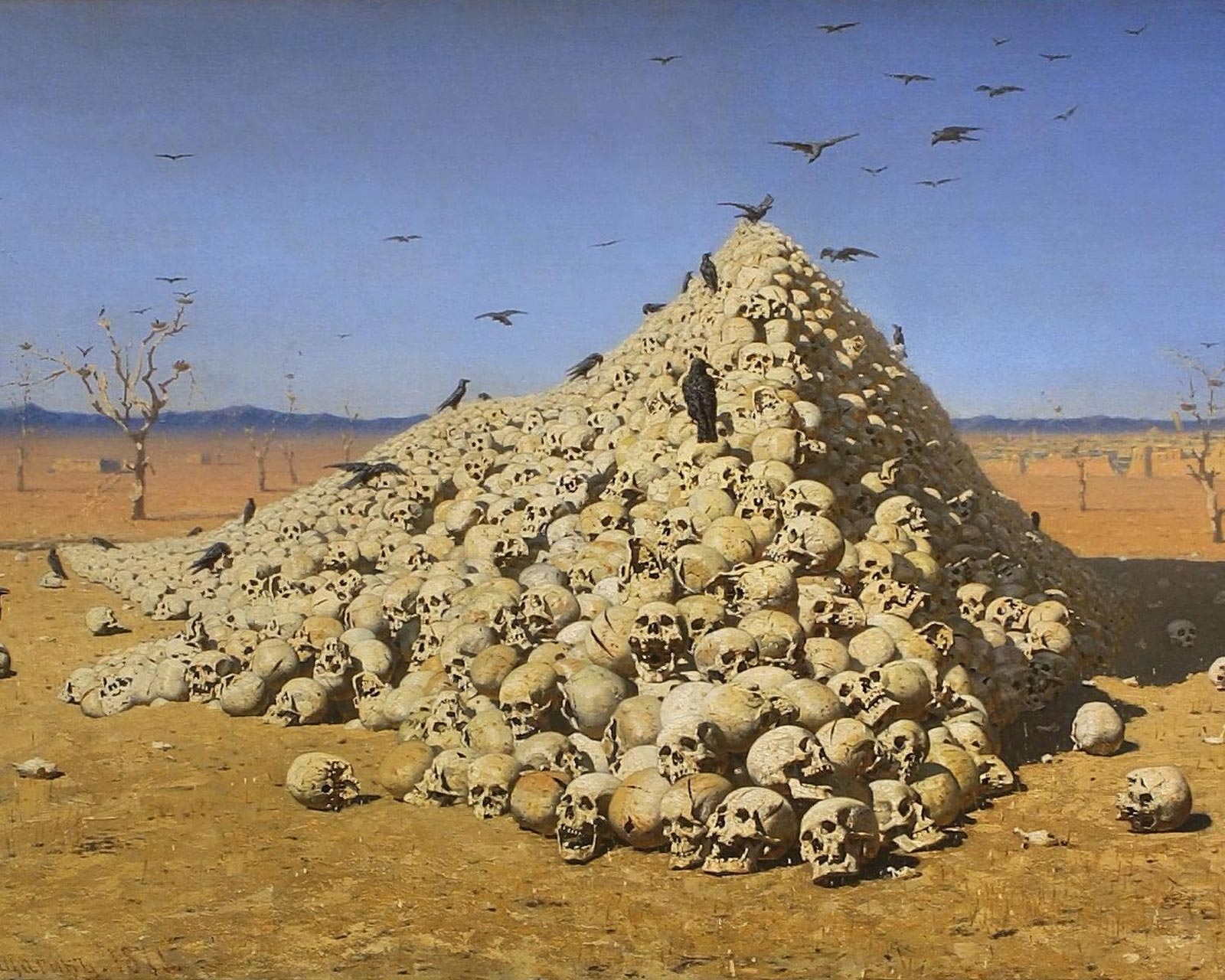 «Апофеоз войны», 1871 г. Василий Верещагин.