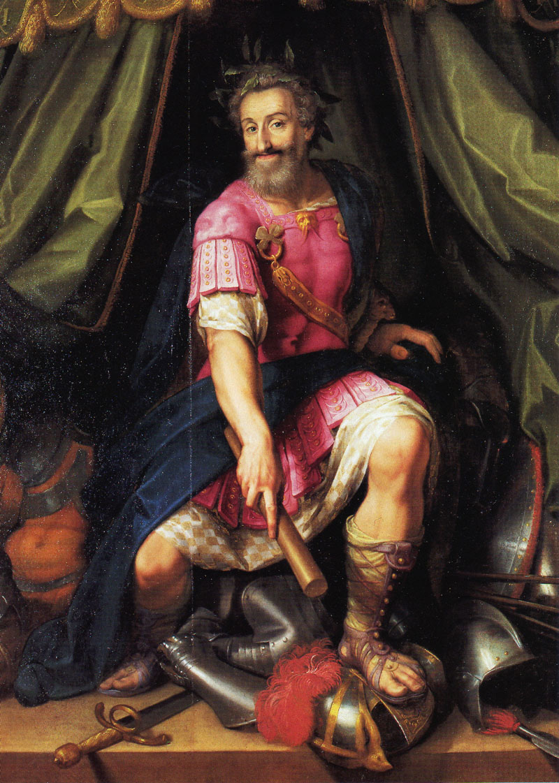 Генрих IV — победитель Лиги в виде Марса.