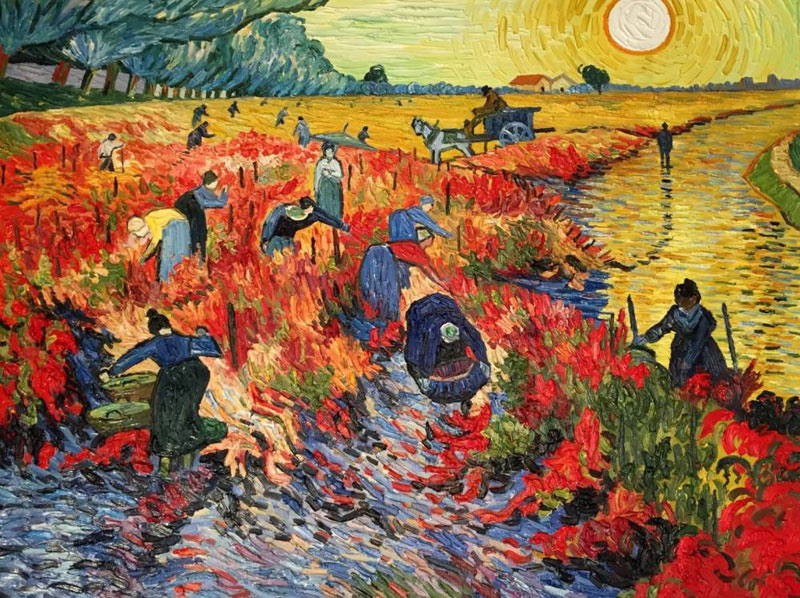Винсент Ван Гог. Красные виноградники в Арле. 1888.