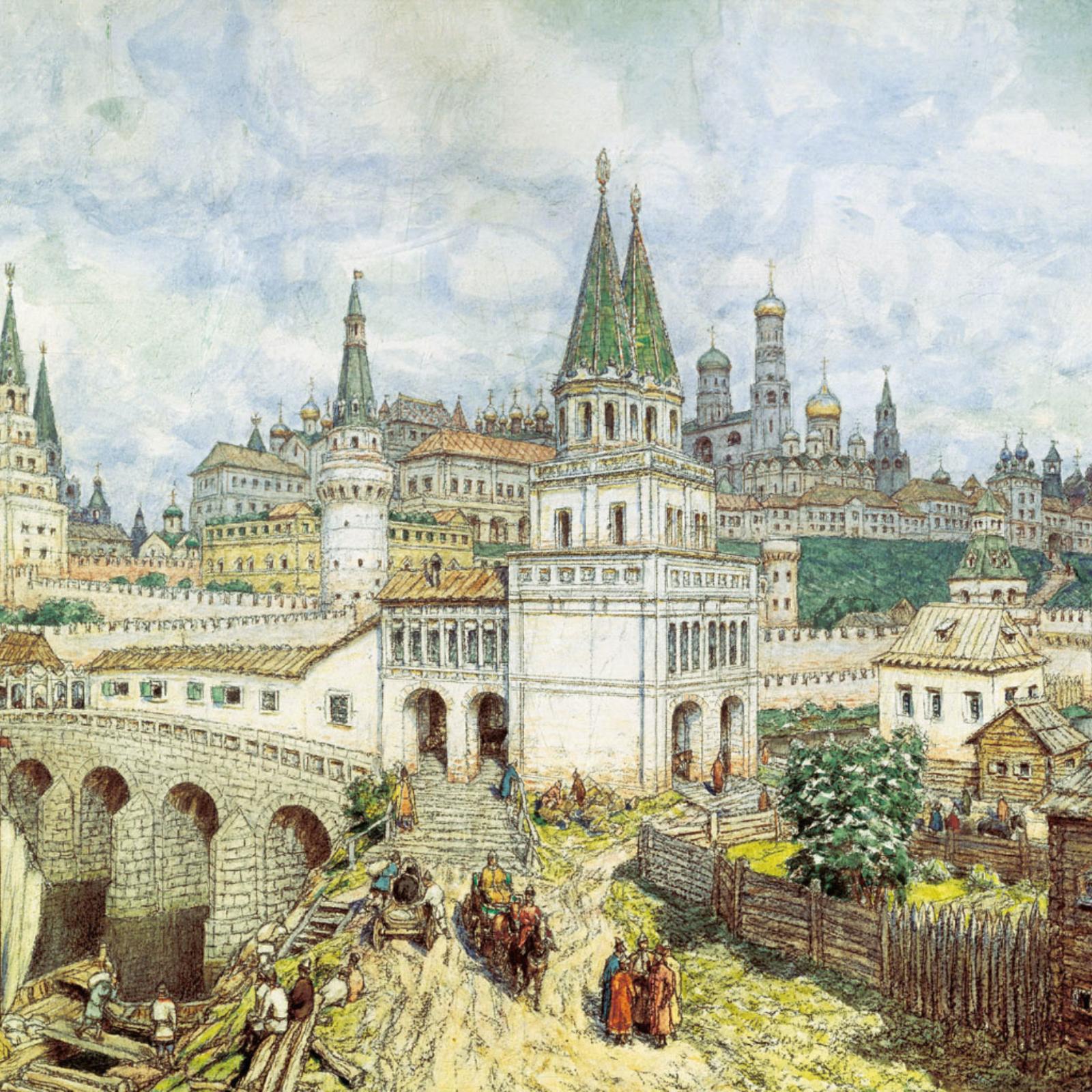 А.М. Васнецов. Расцвет Кремля, 1922 год. 