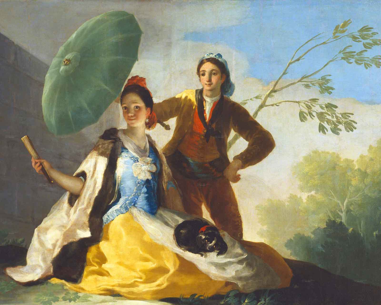 «Зонтик», 1777 г. Франсиско Гойя.