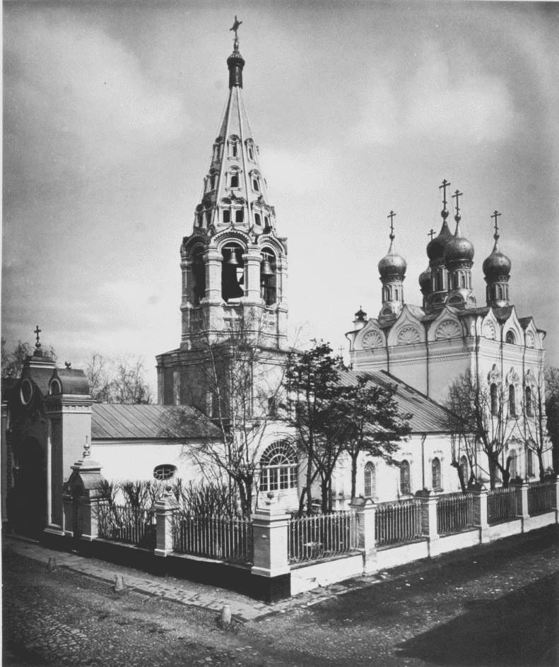 Храм Преображения Господня на Песках в 1882 году.JPG