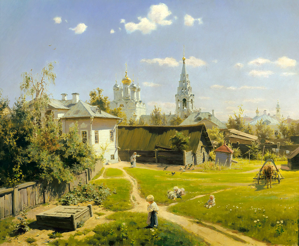 «Московский дворик», Василий Поленов (1878)