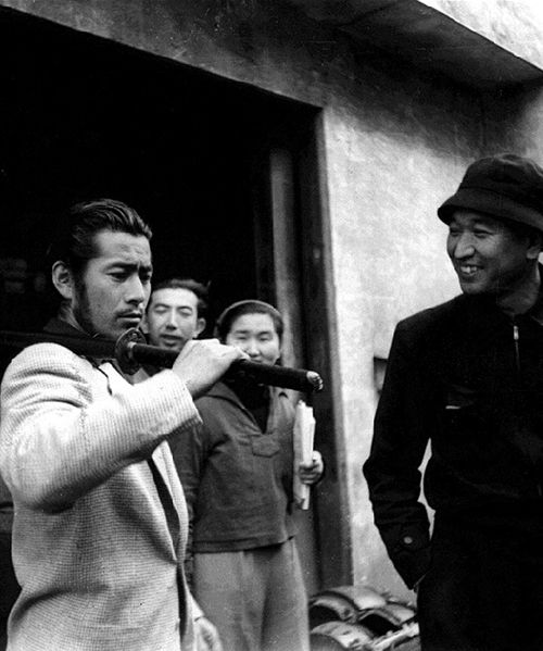 12_Toshiro Mifune on the set of Seven Samurai .jpg