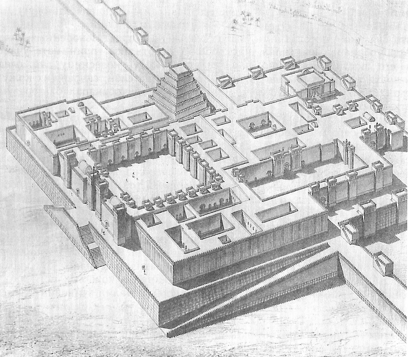 8 Дворец Саргона II в Дур-Шаррукине (реконструкция).png