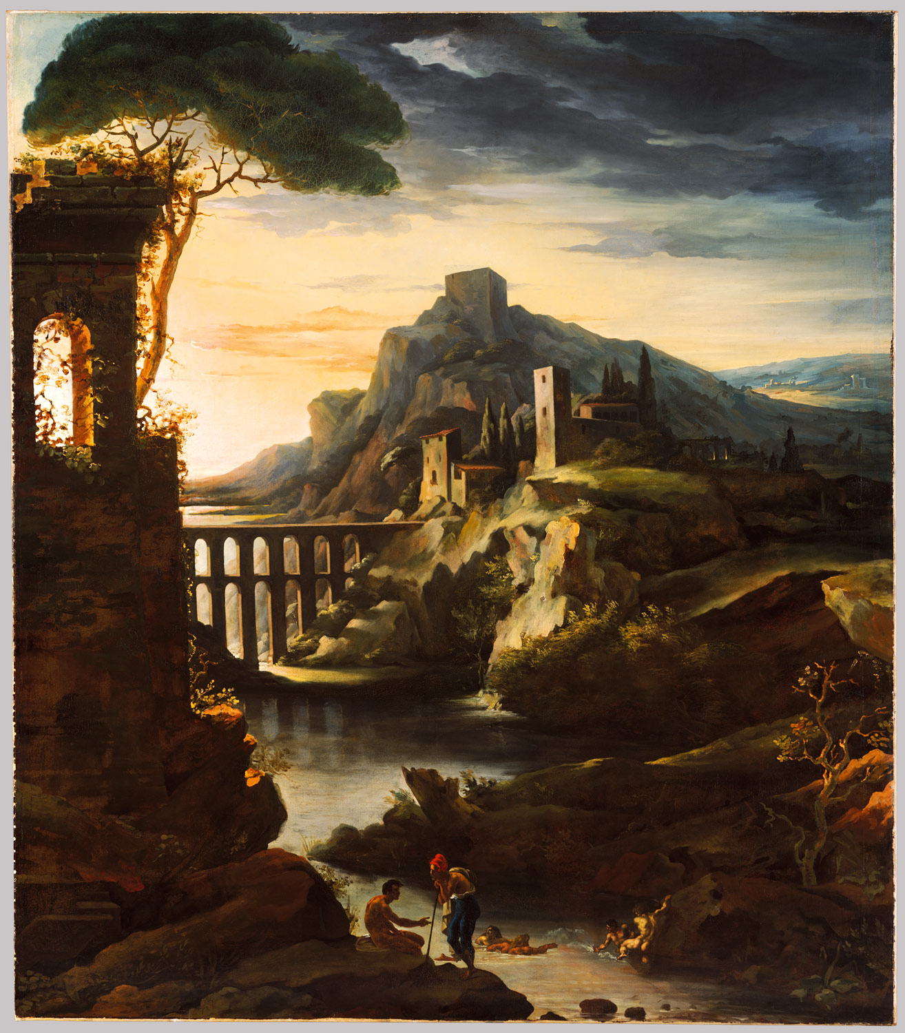 Фото 7.1 Теодор Жерико «Вечерний пейзаж с акведуком», 1818.jpg