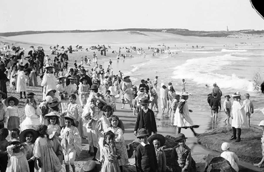 Залив Бонди, Австралия, 1901 год.jpg