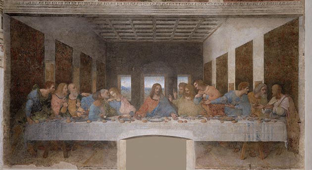 «Тайная вечеря». Леонардо да Винчи, 1495 — 1498 годы.jpg