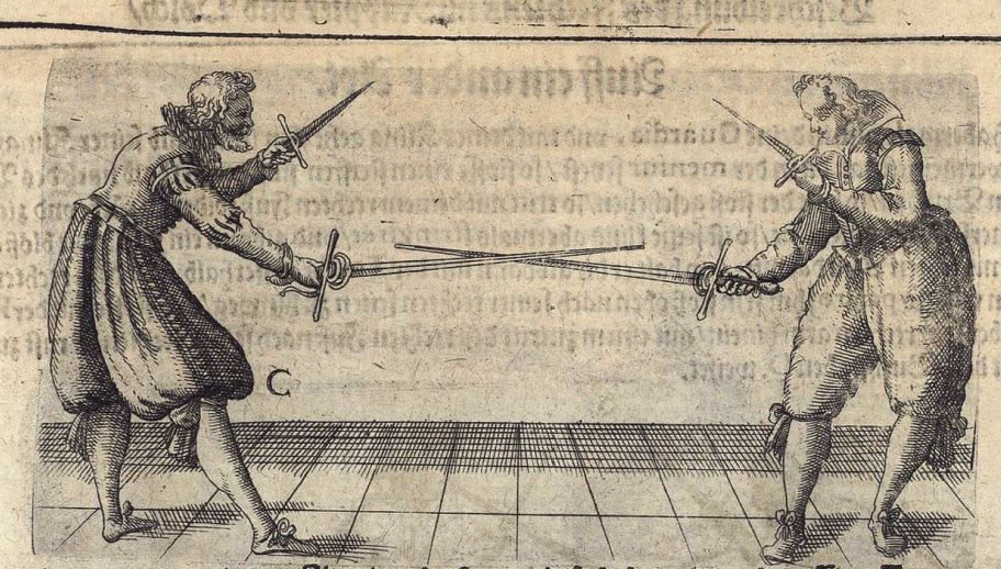 Фото 1. Бой на шпагах и дагах из учебника фехтования 1626 г..jpg
