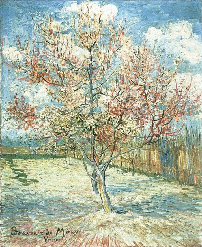 Персиковое дерево в цвету 1888.jpg
