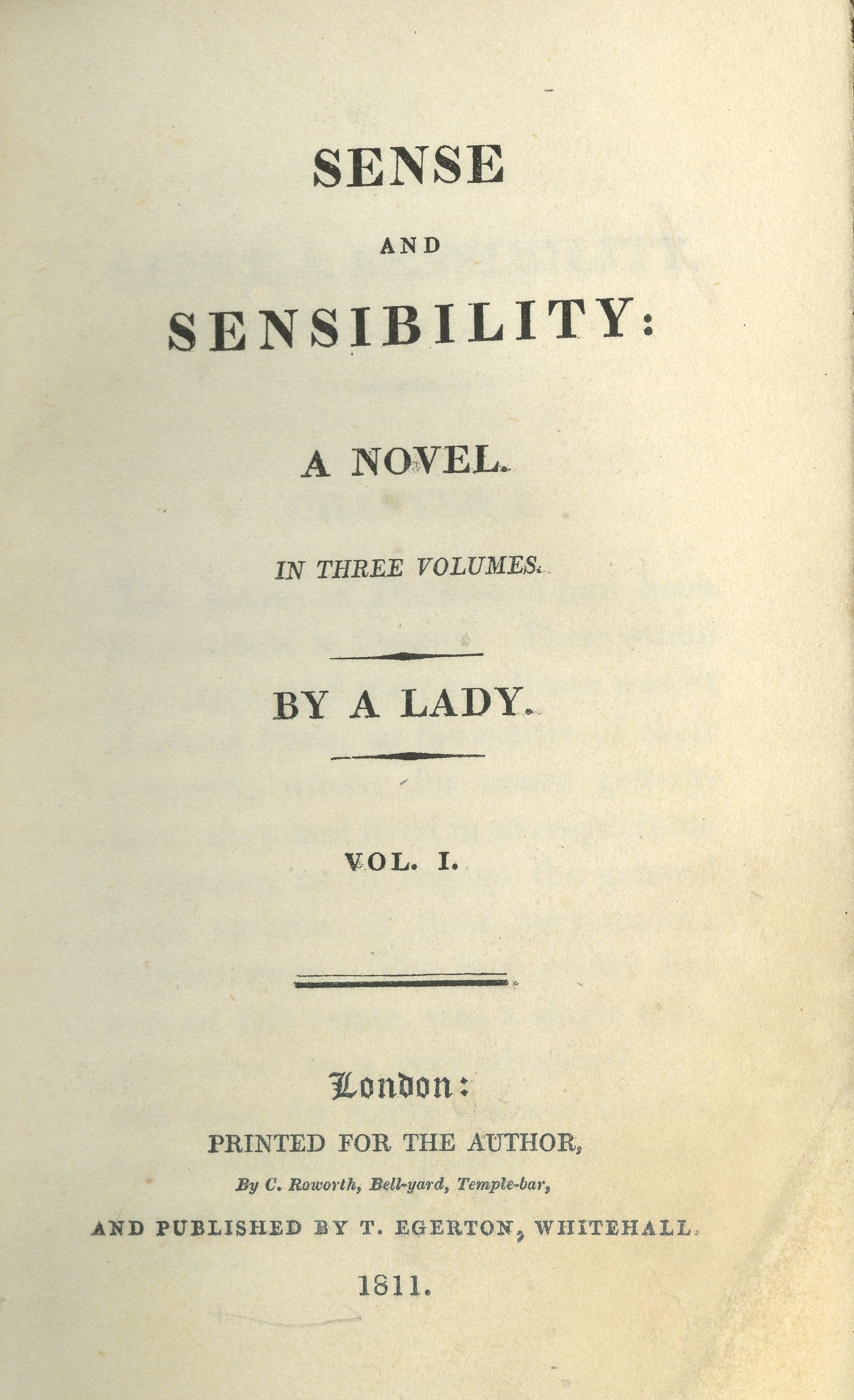«Разум и чувства» — первое изданное произведение Джейн Остин, 1811 год.jpg