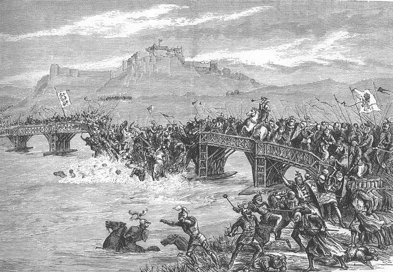 Битва на Стерлингском мосту. Рисунок XIX века.jpg