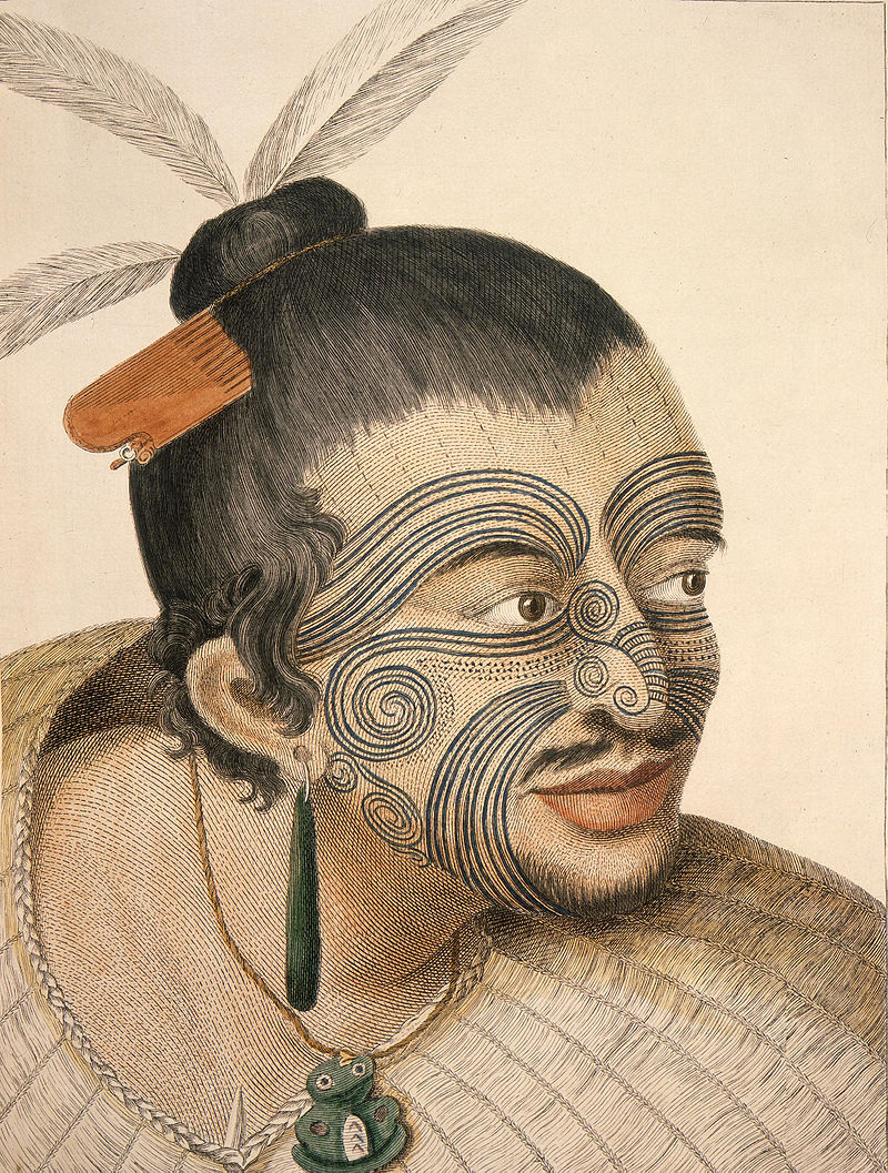 Вождь племени маори, 1784 год.jpg