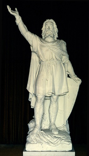 Ален Кривая Борода, статуя 1861 года.jpg