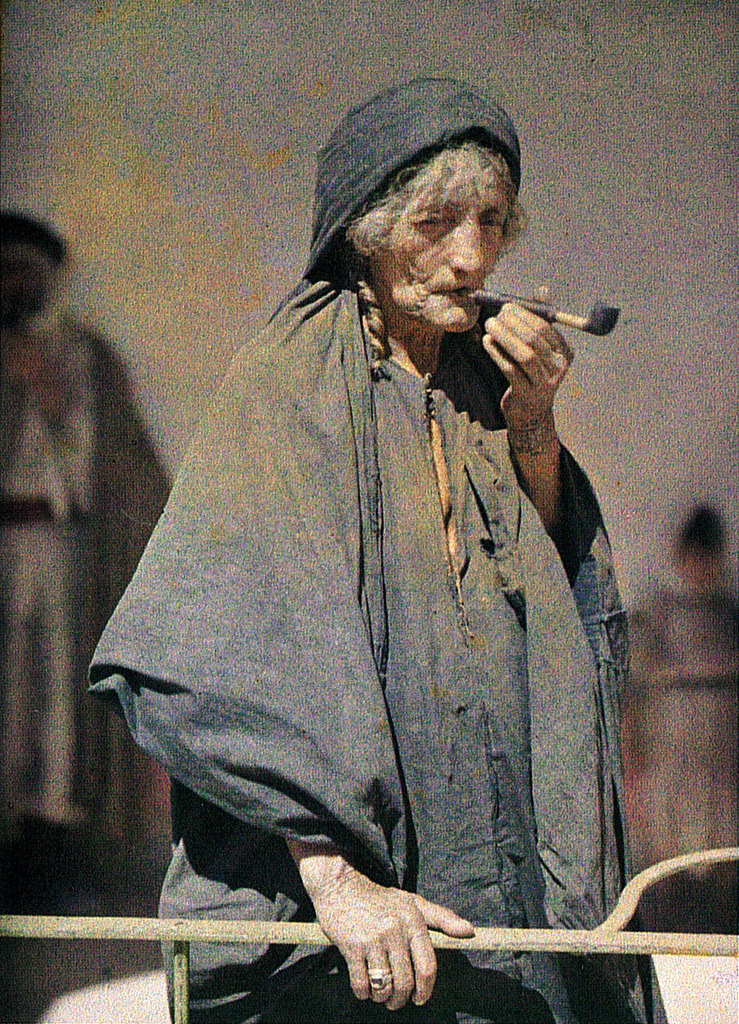 17 Palestinian Woman With Pipe Jerusalem 1918.jpeg