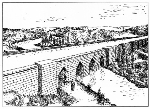 Фото 3. Ассирийский акведук близ деревни Джерван, нынешний Ирак.jpg