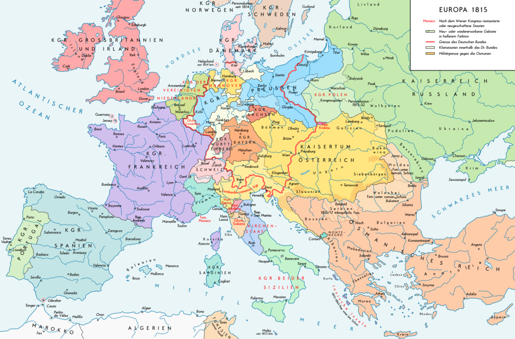 3. Карта Европы после Венского Конгресса.png