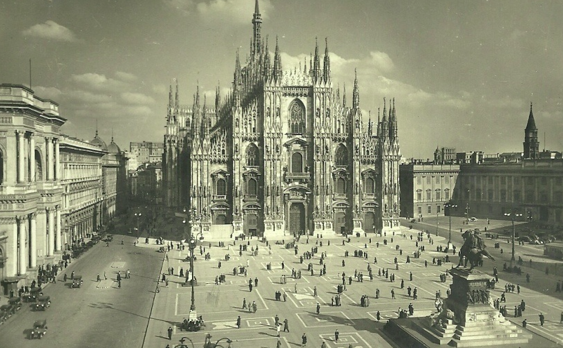 Кафедральный собор в Милане, 1930 