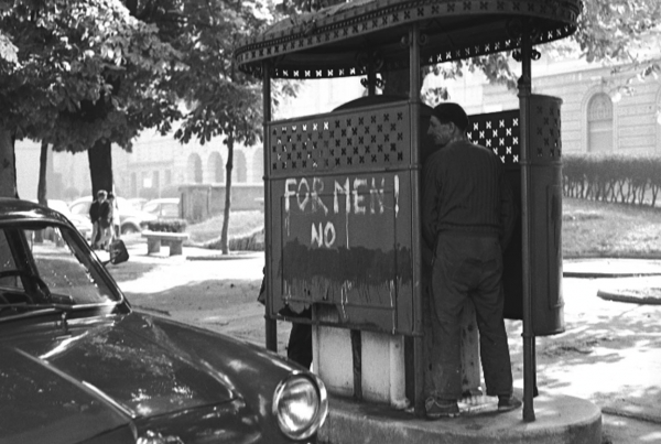 Общественный туалет в Милане 60-х годов