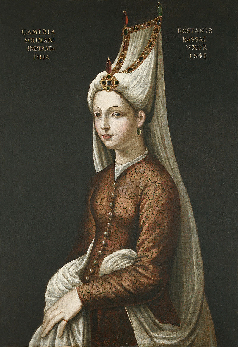 Portrait by Cristofano dell'Altissimo titled Cameria Solimani, 16th century.jpg Portrait by Cristofano dell'Altissimo titled Cameria Solimani, 16th century.jpg