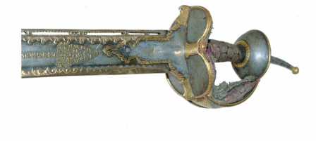 Фото 3. Рукоять палаша кханда XVIII век..PNG