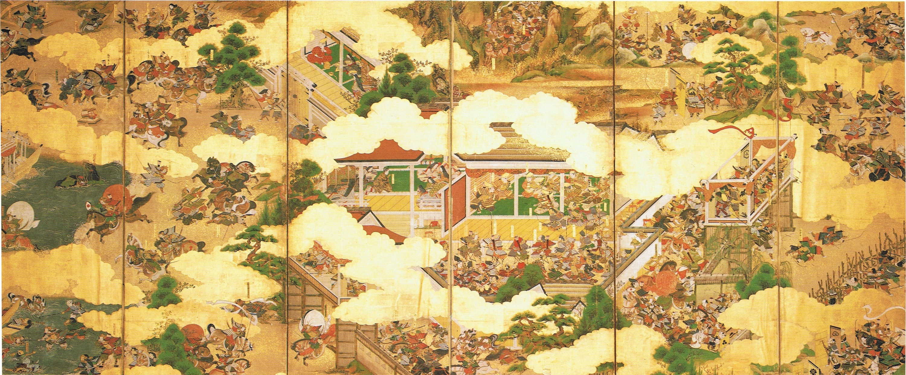 Сцена битвы между Тайра и Минамото.jpg