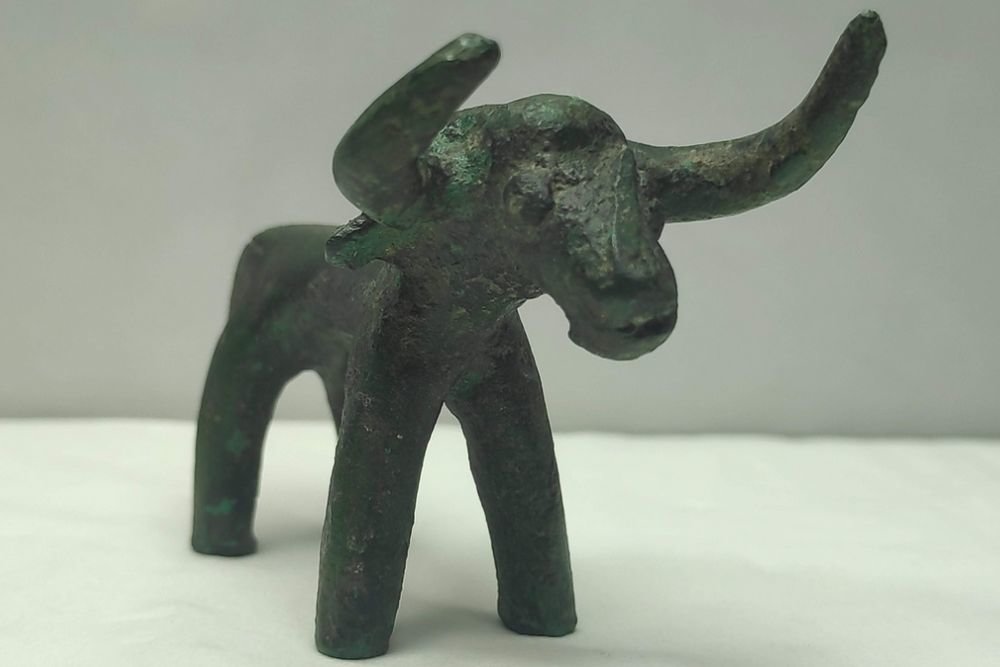 В древней Олимпии обнаружили фигурку жертвенного быка