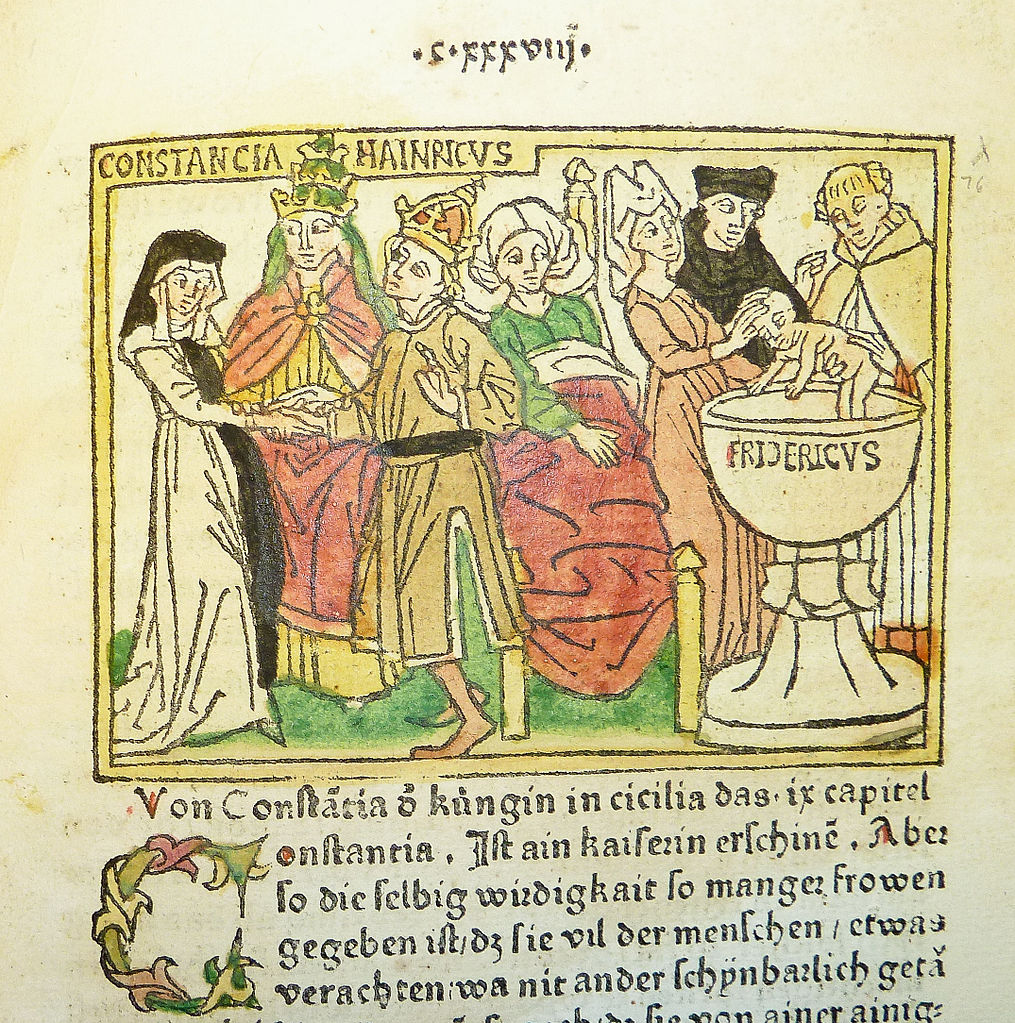  Генрих, его жена Констанция и сын Фридрих.jpg