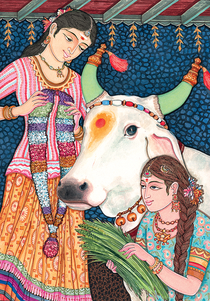 Коровы почитаются индуистами как священные животные.jpg