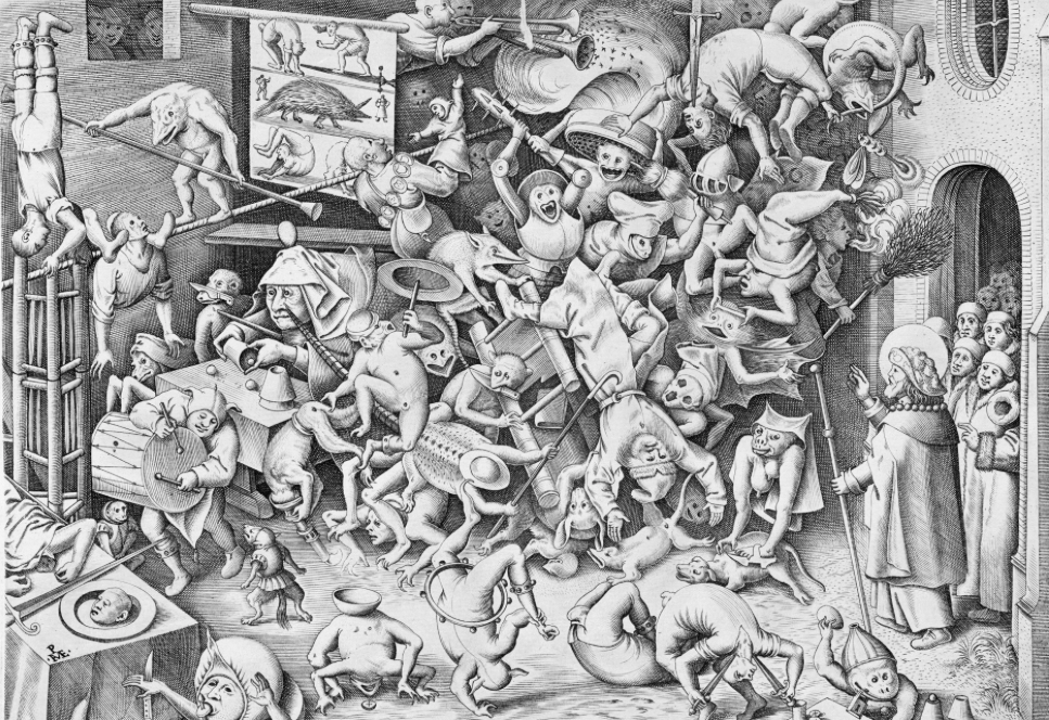 Питер Брейгель. Падение мага (сатира на бесчинства испанской инквизиции). 1565