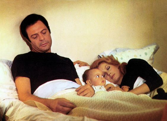 1 Catherine Deneuve with Marcello Mastroianni and their daughter Chiara Mastroianni.jpg