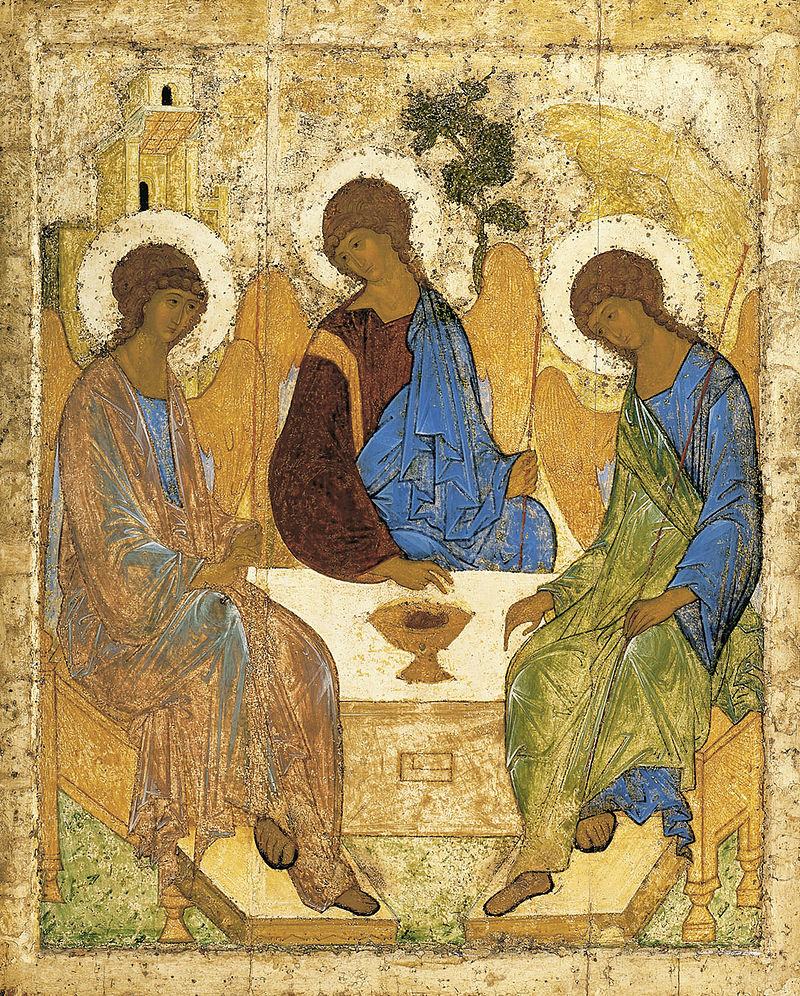 «Троица». Андрей Рублев, XV век.jpg