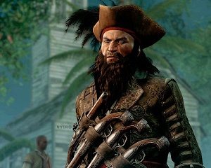 Черная Борода. Пират. Появляется в игре «Assassin's Creed. Black Flag»
