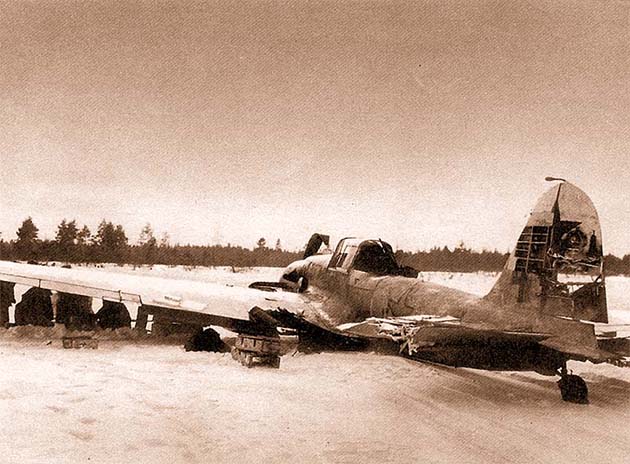 Этот «Ил-2» не сбит, в таком виде он долетел до родного аэродрома