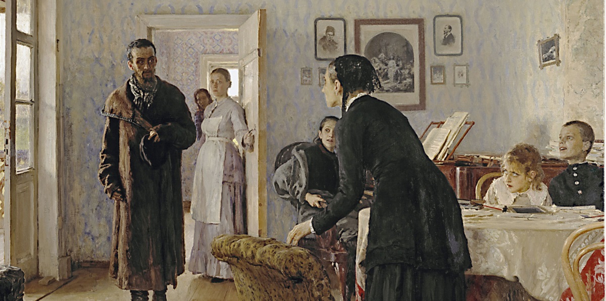 Открытка 1969 года и.е репин 1844-1930 не ждали фрагмент 1884, для открытки день