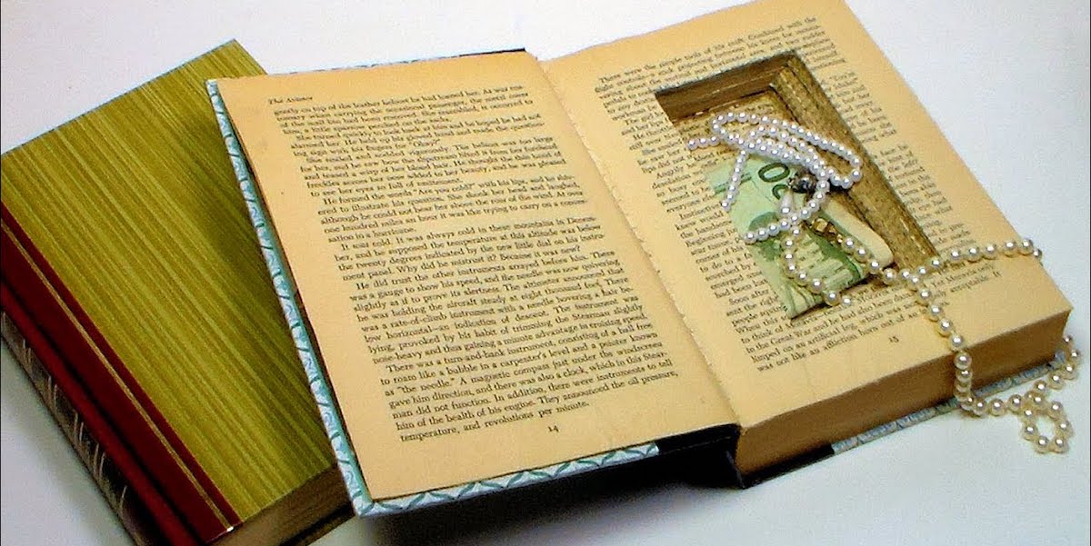 Арсенал детектива: тайники в книгах