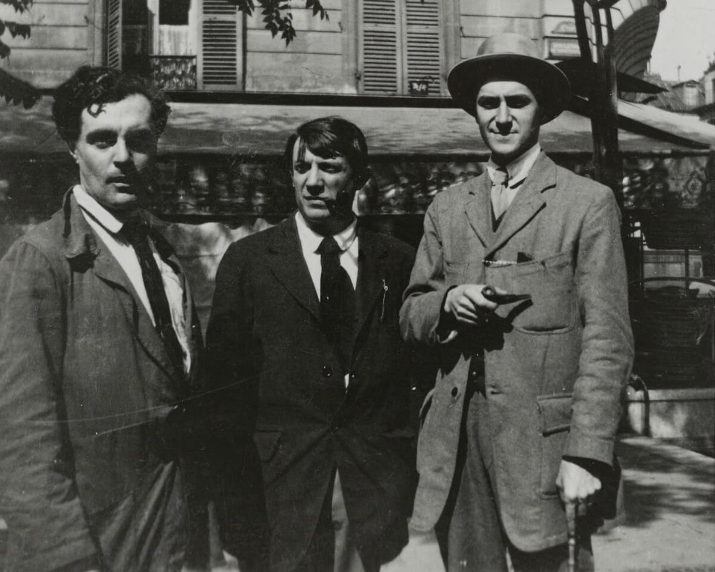 Амедео Модильяни, Пабло Пикассо, Андре Сальмон, 1916.