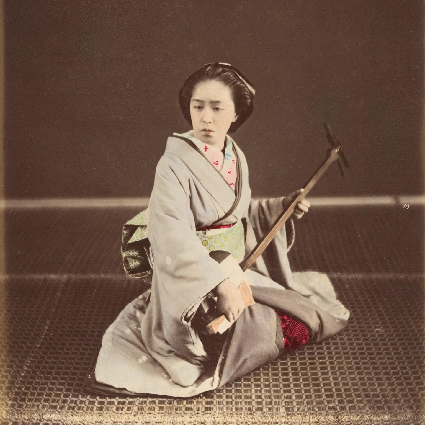 Токийская гейша, ок. 1870-е годы.