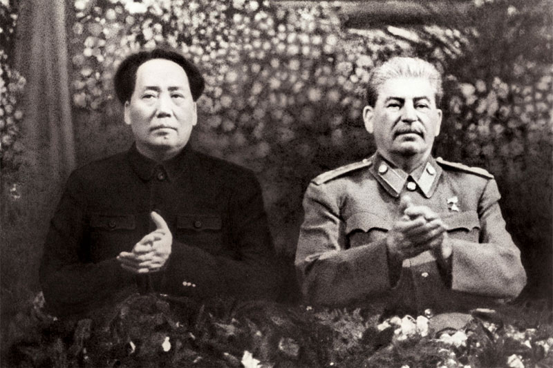 Мао и Сталин.
