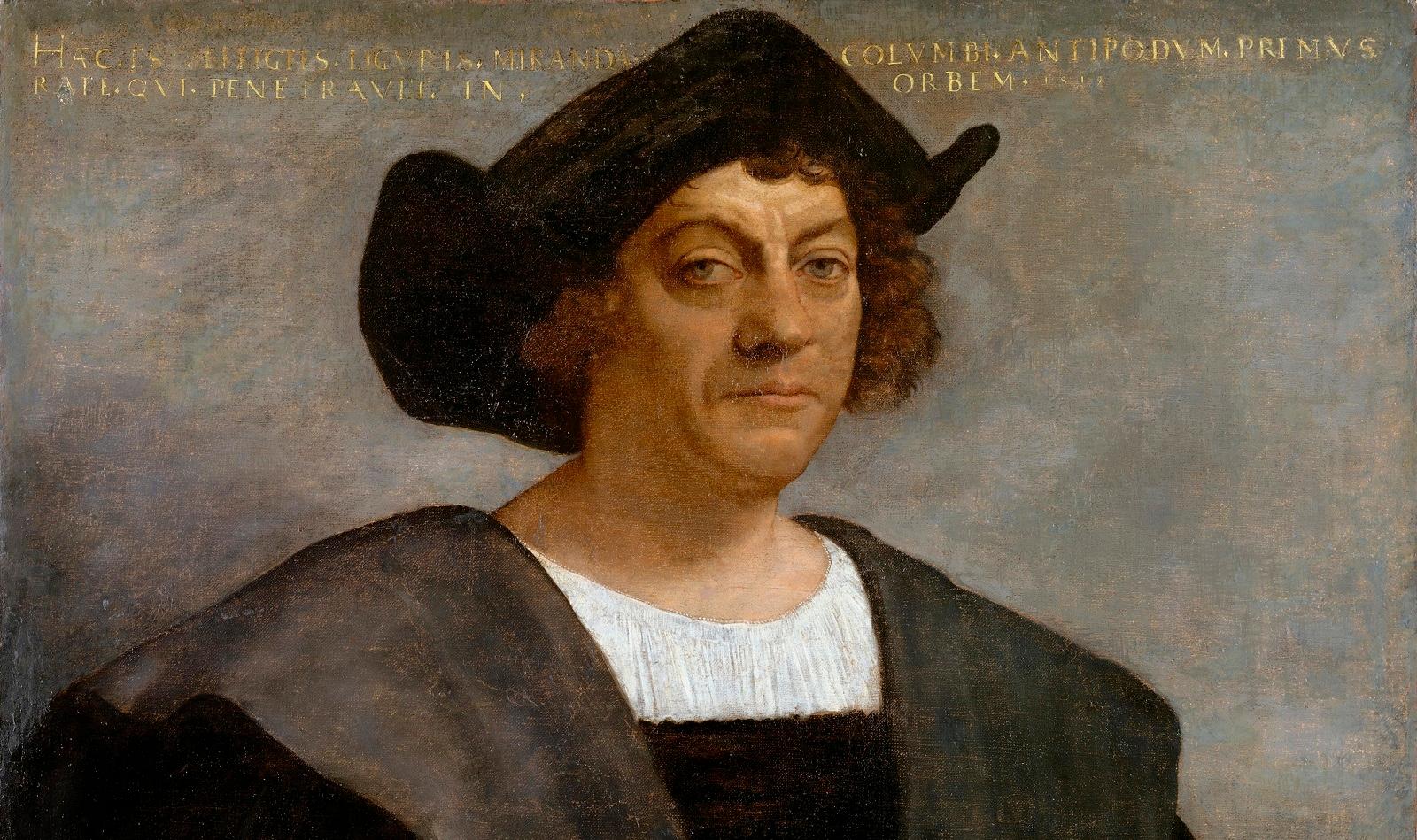 Христофор Колумб. Посмертный портрет кисти Себастьяно дель Пьомбо, 1519 год.
