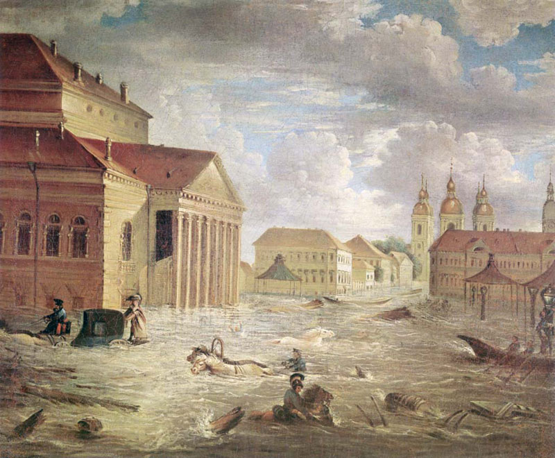 Петербургское наводнение 1824 года, Ф.Я. Алексеев.