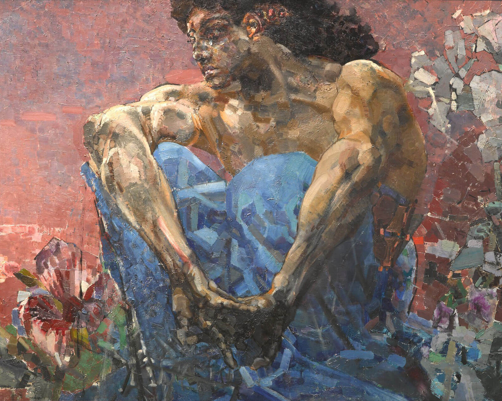 «Демон сидящий», 1890 г. М.А. Врубель.
