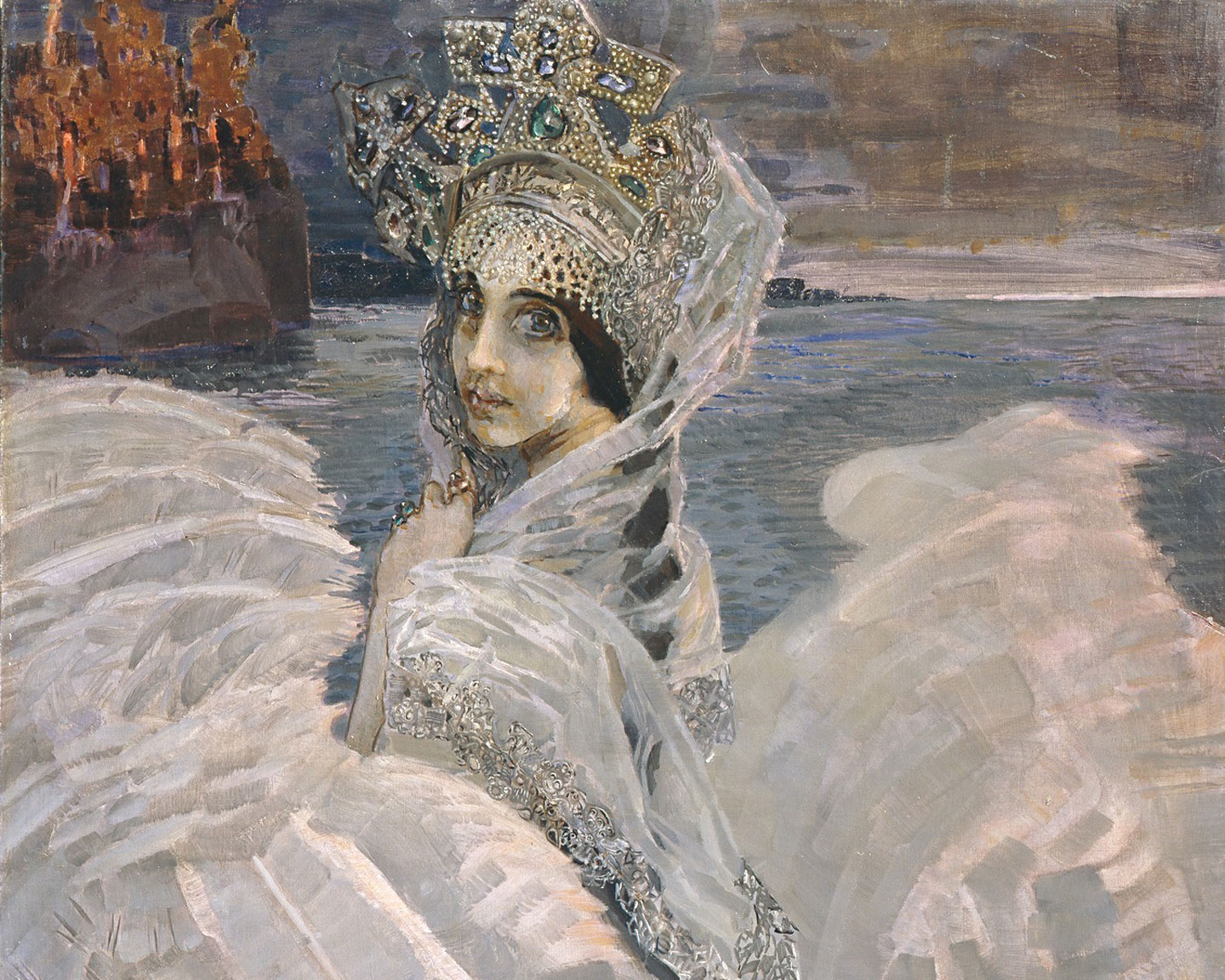 «Царевна-Лебедь», 1900 г. М.А. Врубель.